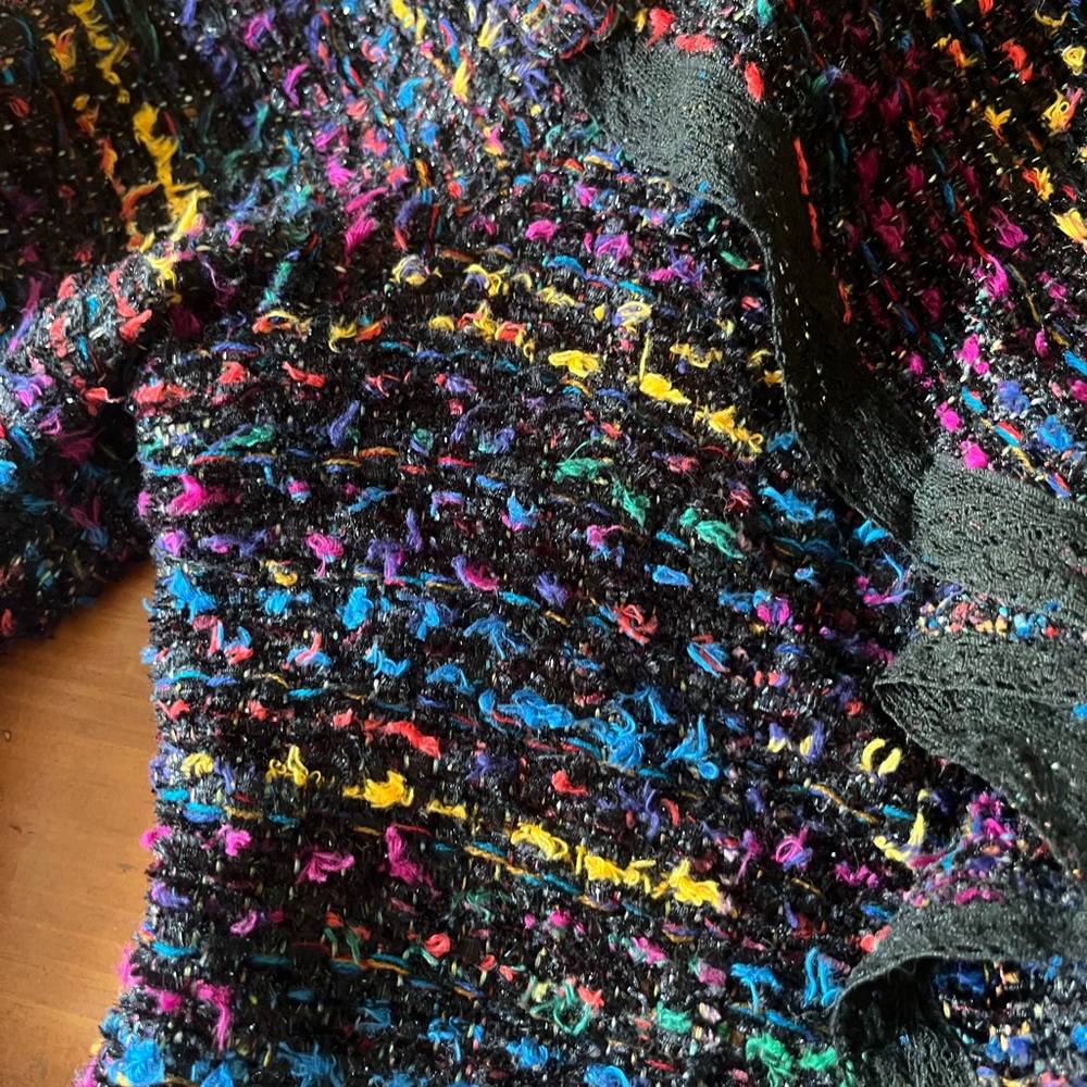 Berek NWT Colorful Ruffled Jacket SZ L - Picture 4 of 9